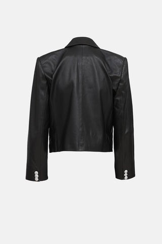 Veronica Beard Leather Blazer