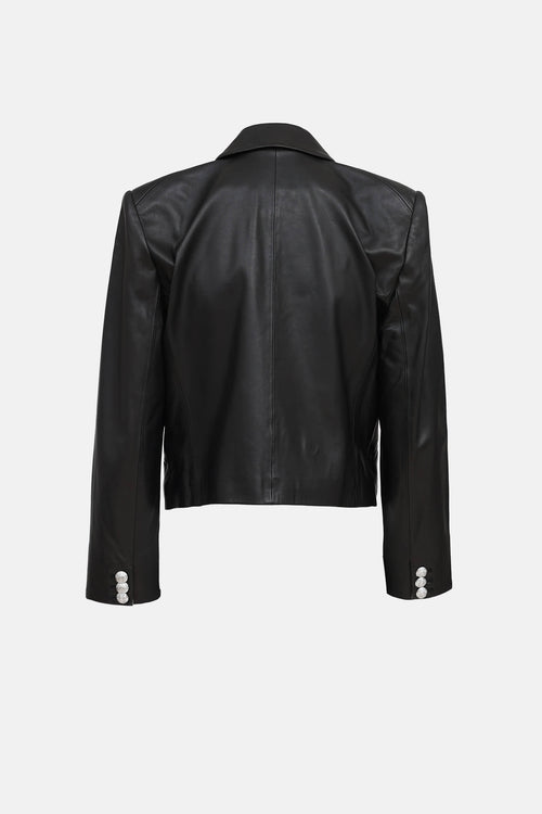 Veronica Beard Leather Blazer