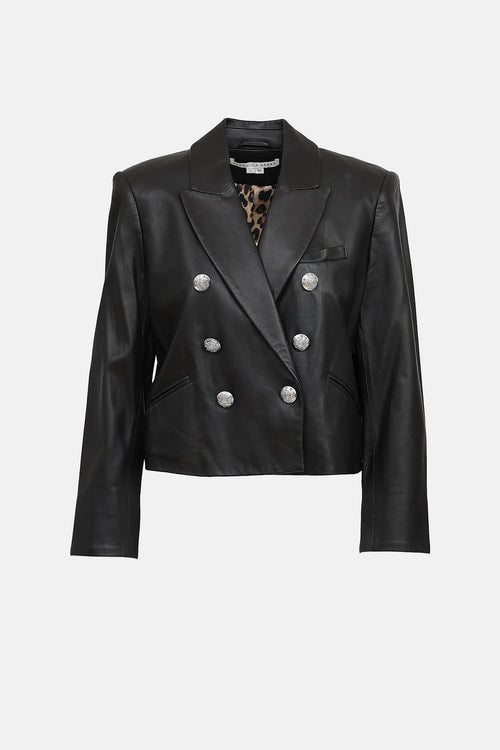 Veronica Beard Leather Blazer