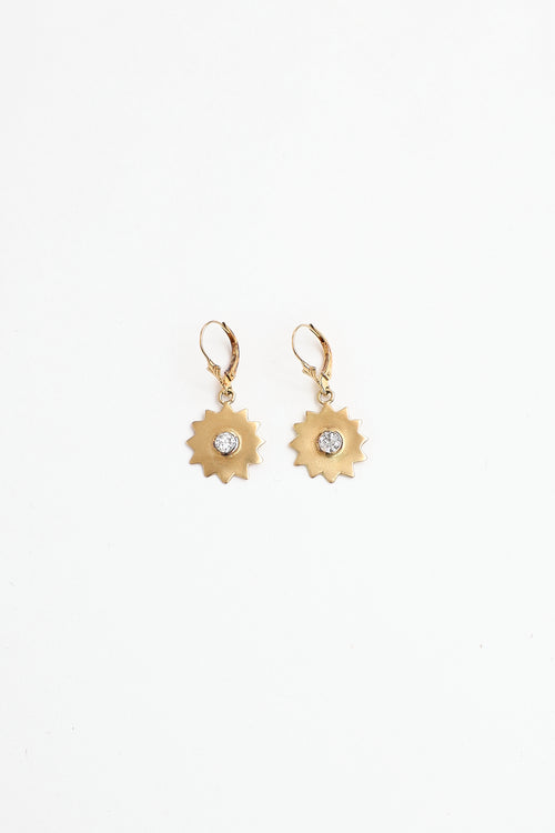 Rosa de Weerd 18K Yellow Gold & Diamond Aurora Earrings