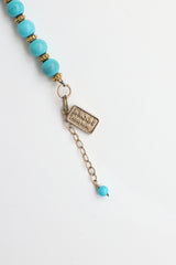 Fine Jewelry 14K Yellow Gold & Turquoise Bead Bracelet