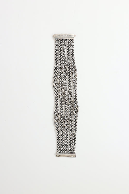 David Yurman Sterling Silver Multi-Strand Bracelet