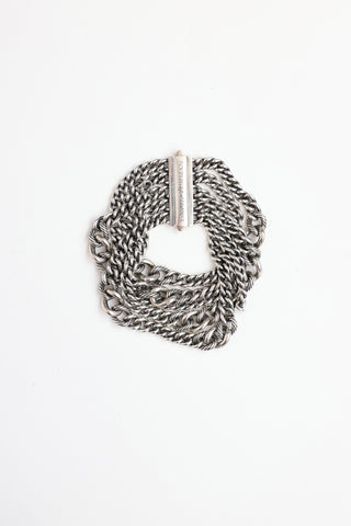 David Yurman Sterling Silver Multi-Strand Bracelet