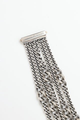 David Yurman Sterling Silver Multi-Strand Bracelet