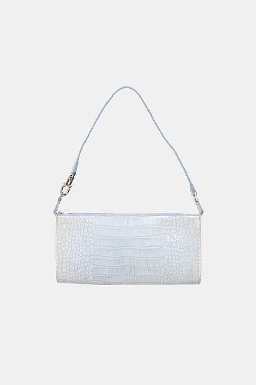 Ferragamo Patent Leather Embossed Mini Bag