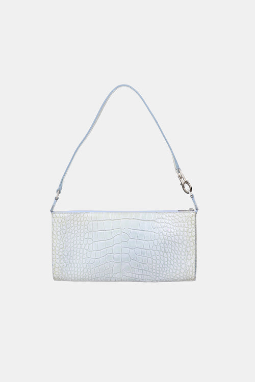 Ferragamo Patent Leather Embossed Mini Bag
