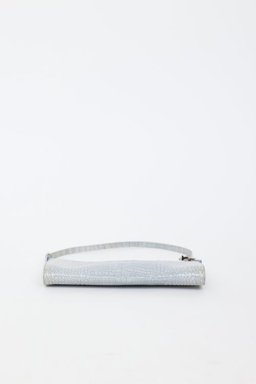 Ferragamo Patent Leather Embossed Mini Bag