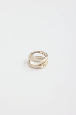 Tiffany & Co. Sterling Silver Zig Zag Ring