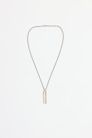 2001 Sterling Silver 1837 Bar Necklace
