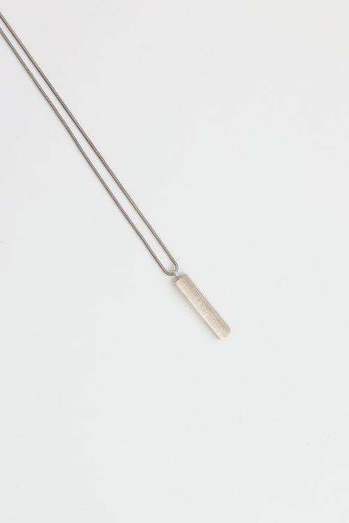 Tiffany & Co. 2001 Sterling Silver 1837 Bar Necklace
