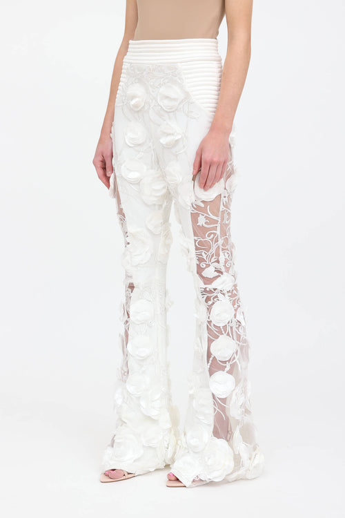 Zhivago Floral Laced Verdit Pants