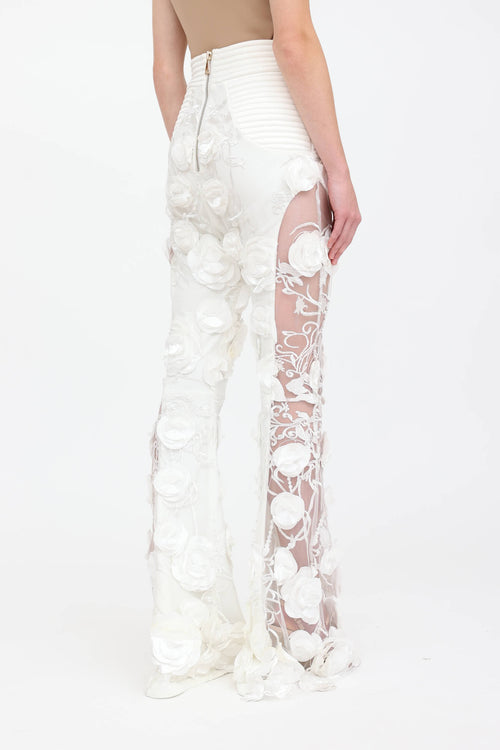 Zhivago Floral Laced Verdit Pants