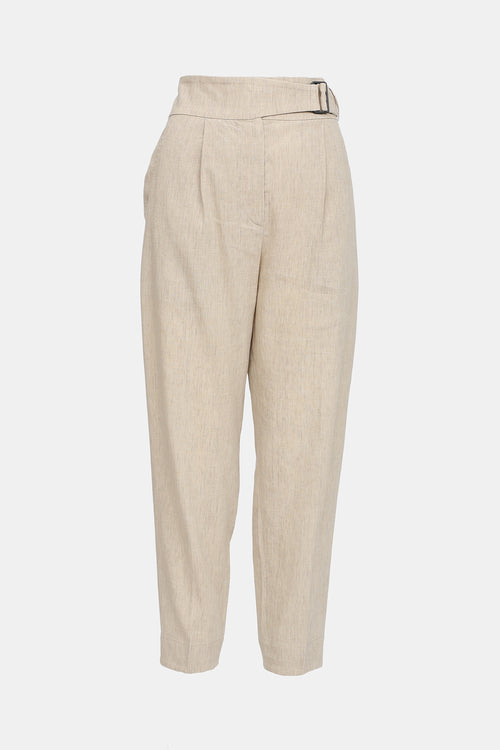 Linen Belted Pants