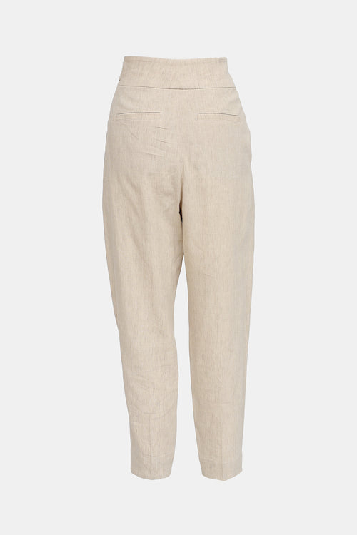 Linen Belted Pants