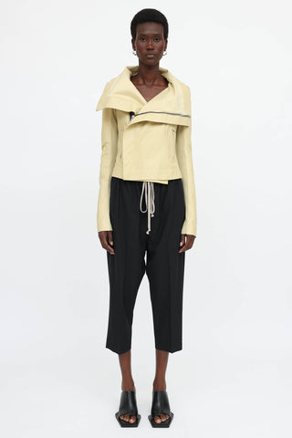 Rick Owens Asymmetrical Biker Jacket