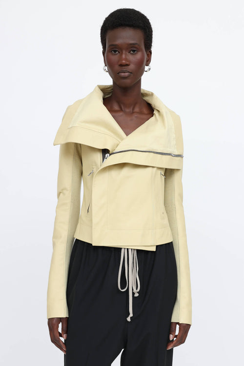Rick Owens Asymmetrical Biker Jacket