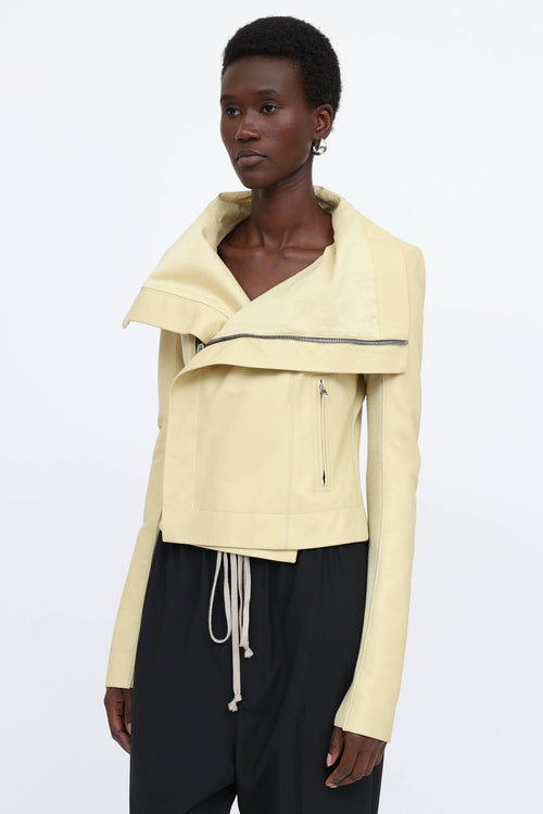 Rick Owens Asymmetrical Biker Jacket