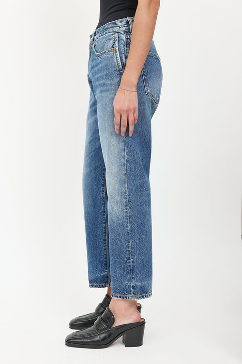 R13 Double Pocket Boyfriend Jeans