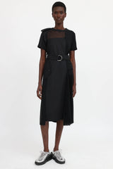 Sacai Sheer Panel Dress