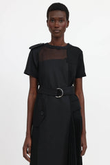Sacai Sheer Panel Dress