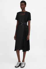 Sacai Sheer Panel Dress