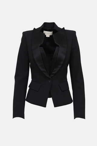 Antonio Berardi Satin Lapel Blazer