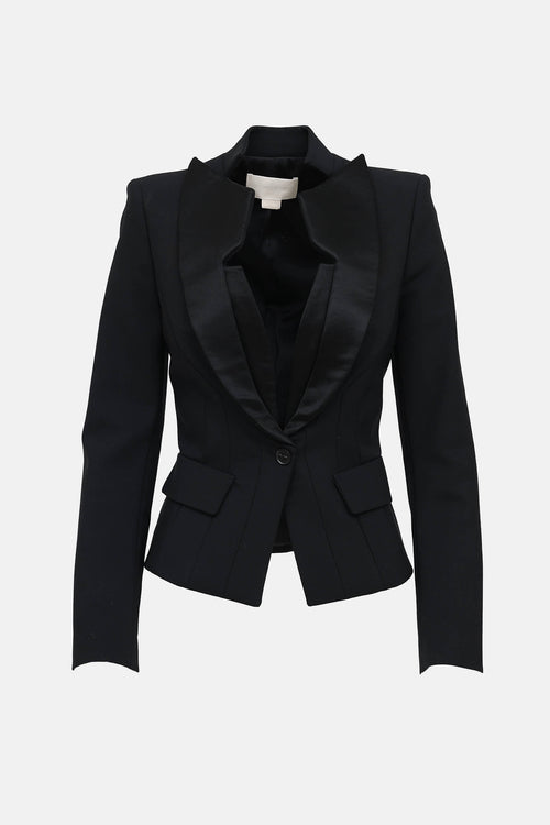 Antonio Berardi Satin Lapel Blazer