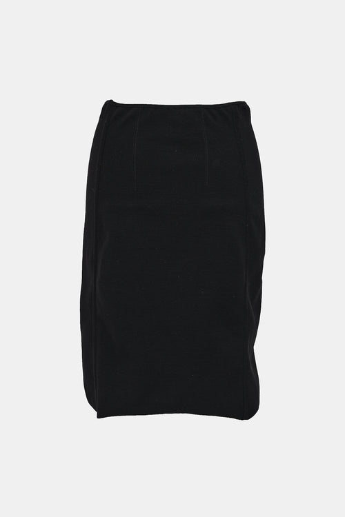 Prada Sport Wool Pencil  Skirt