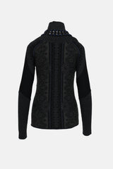 Givenchy Laced Pattern Knit Sweater
