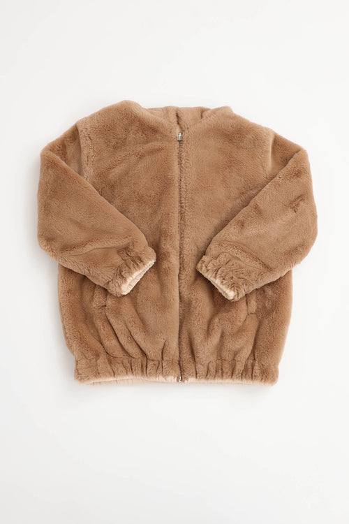 Chloé Reversible Faux Fur Hoodie