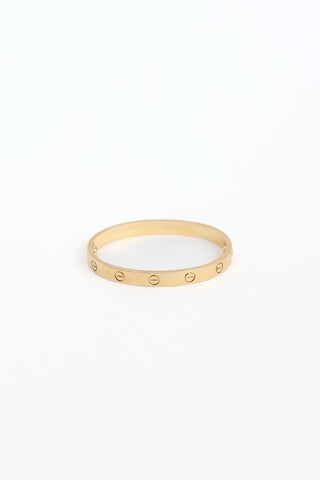 Cartier 18K Yellow Gold Classic Love Bracelet