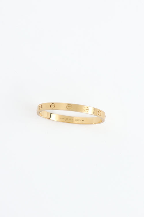 Cartier 18K Yellow Gold Classic Love Bracelet