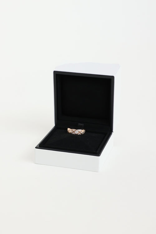 Chanel Gold & Diamond Coco Crush Ring