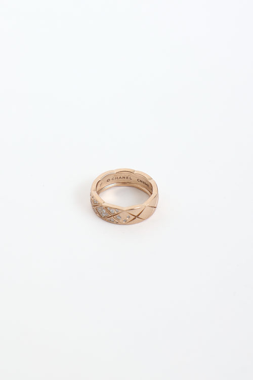 Chanel Gold & Diamond Coco Crush Ring