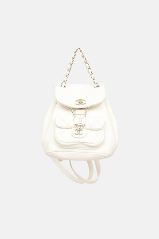 Chanel Quilted Duma Backpack Bag