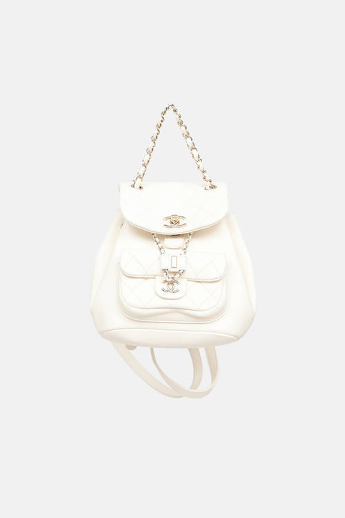 Chanel Quilted Duma Backpack Bag