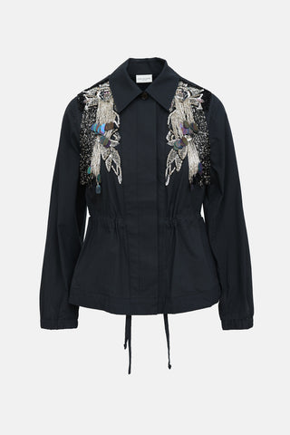 Dries Van Noten Beaded Button Up Shirt