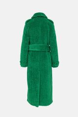 Stand Studio Towa Faux Fur Trench Coat