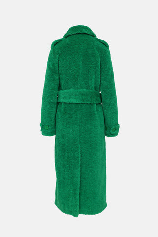 Stand Studio Towa Faux Fur Trench Coat