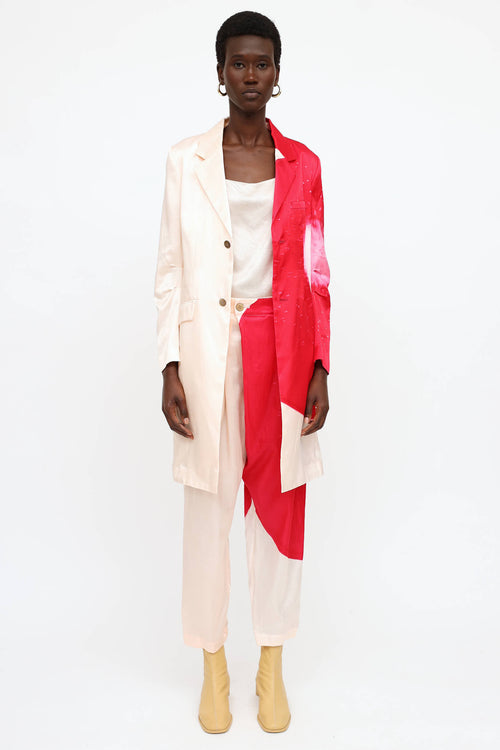 Issey Miyake Two-Tone Trousers