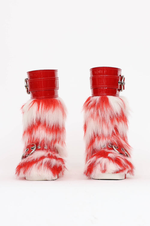 Miu Miu Fall 2017 Faux Fur Boot