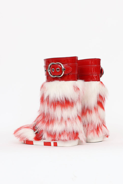 Miu Miu Fall 2017 Faux Fur Boot