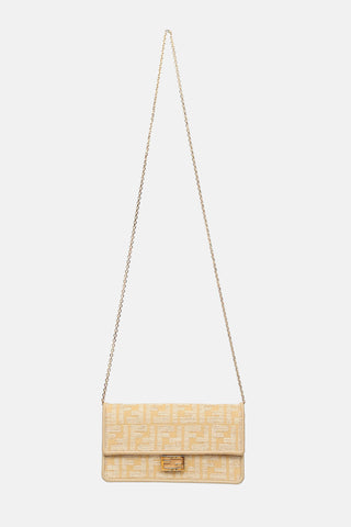 Raffia FF Wallet on Chain Bag
