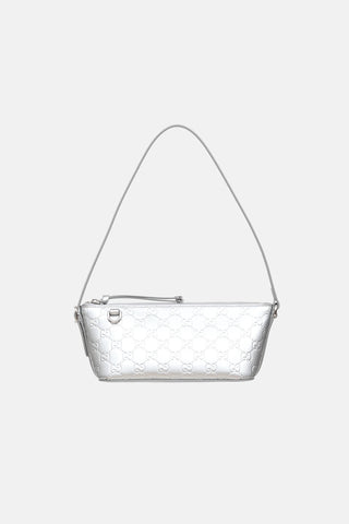 Gucci Patent Emblem Shoulder Bag