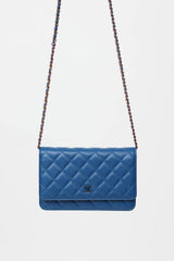 Chanel 2020-2021 Rainbow Quilted Wallet On Chain
