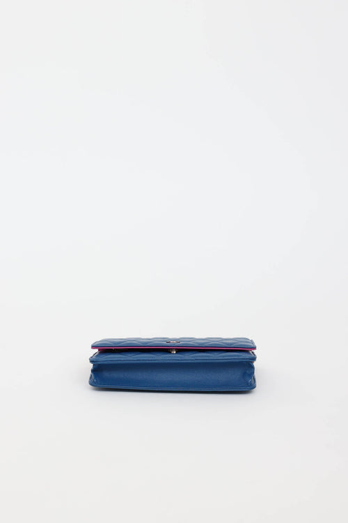 Chanel 2020-2021 Rainbow Quilted Wallet On Chain