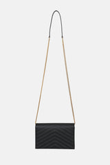Saint Laurent Chevron Cassandre Wallet On Chain
