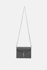 Saint Laurent Embossed Cassandre Clutch