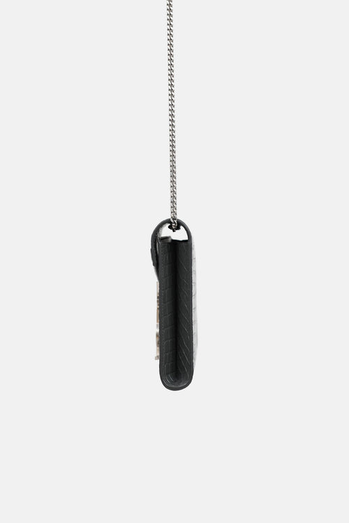 Saint Laurent Embossed Cassandre Clutch