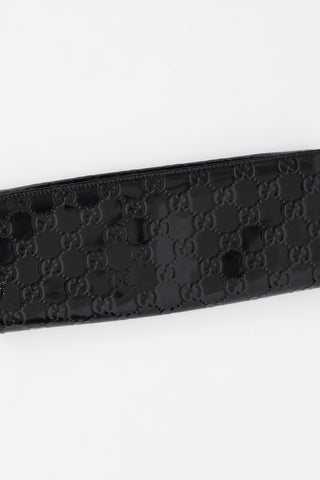 Gucci Patent GG Broadway Clutch